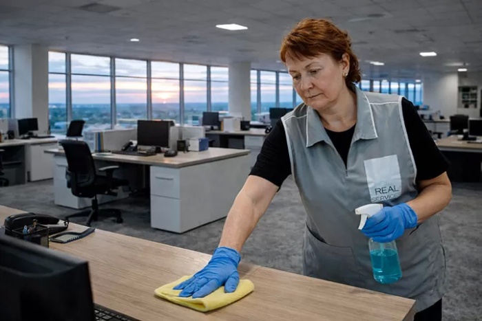 Утренняя уборка офисов